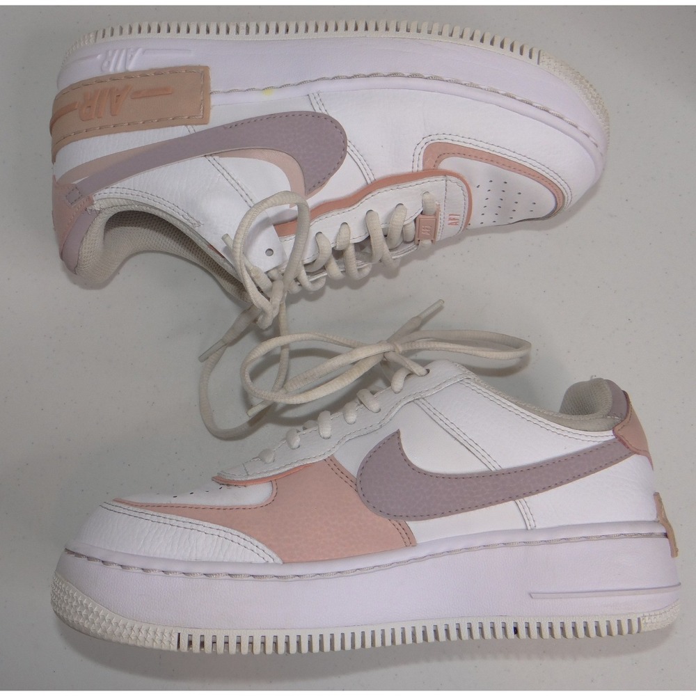 Nike Air Force 1 Shadow White Magic Flamingo Pink CI0919-113 Womens 8 Sneaker - Picture 2 of 8
